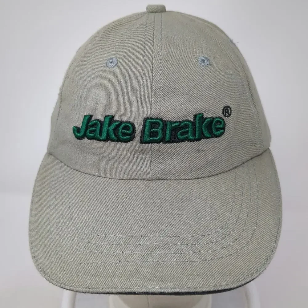 Fersten Worldwide Jake Brake Baseball Cap Green One Size Slideback Trucking Hat